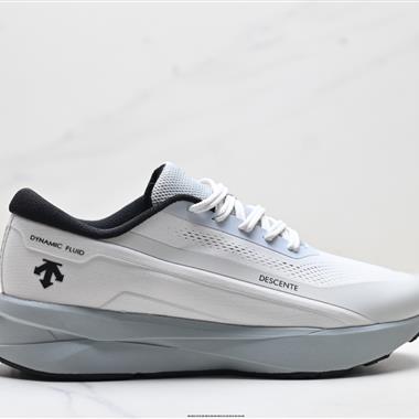 DESCENTE DYNAMIC FLUID 2.0流體鞋 系帶防滑 低幫訓練長跑鞋