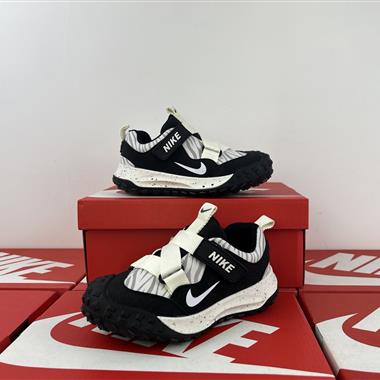 NIKE 新款輪胎底兒童運動鞋魔術貼登山休閒童鞋