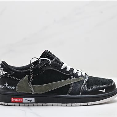 Nike Air Jordan 1 x Travis Scott AJ1倒勾 低幫文化籃球鞋