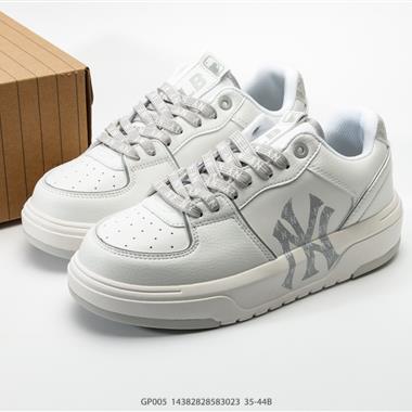 MLB Chunky Classic 大印花板鞋 休閒時尚厚底增高休閒運動鞋