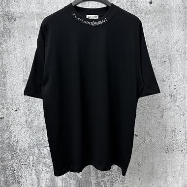 YSL   2026夏季新款短袖T恤  尺寸偏大