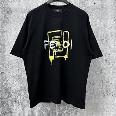 FENDI   2026夏季新款短袖T恤  尺寸偏大