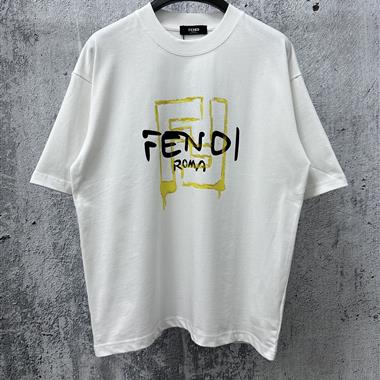 FENDI   2026夏季新款短袖T恤  尺寸偏大