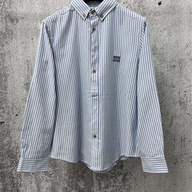 MIUMIU   2026春季新款長袖襯衫  尺寸偏大