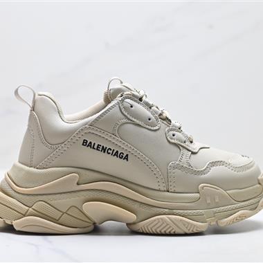 Balenciaga 巴黎世家 Triple S Clear Sole 復古休閒 低幫老爹鞋