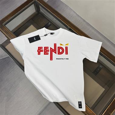 FENDI   2026夏季新款短袖T恤  尺寸偏大