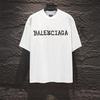 Balenciaga   2026夏季新款短袖T恤  尺寸偏大