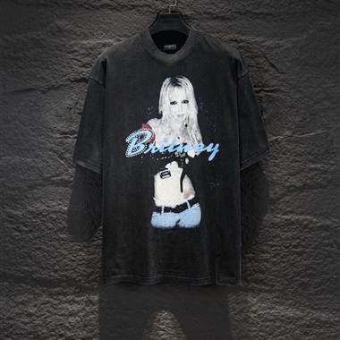 Balenciaga   2026夏季新款短袖T恤  尺寸偏大