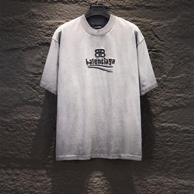 Balenciaga   2026夏季新款短袖T恤  尺寸偏大
