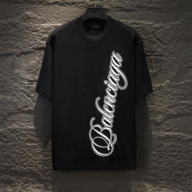 Balenciaga   2026夏季新款短袖T恤  尺寸偏大