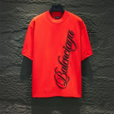 Balenciaga   2026夏季新款短袖T恤  尺寸偏大