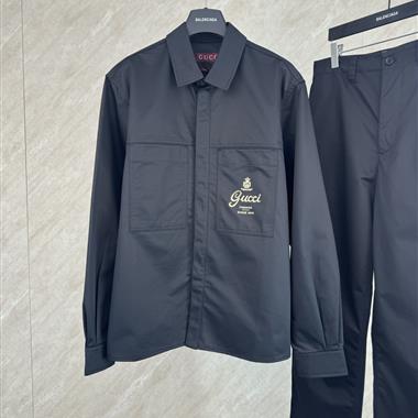 GUCCI   2026夏季新款長袖襯衫  尺寸偏大