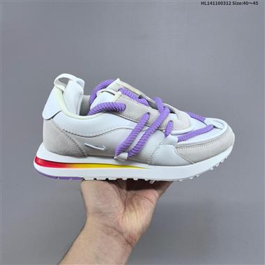 Nike VAPORWAFFLE/SACAI透氣緩震華夫綁帶運動跑步鞋