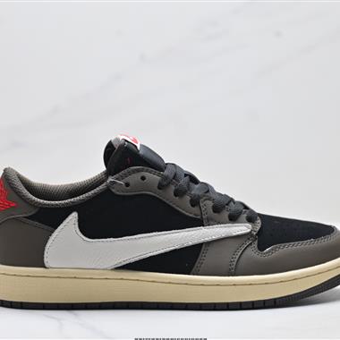 Nike Air Jordan 1 x Travis Scott AJ1倒勾 喬一倒鉤 低幫文化籃球鞋
