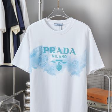 PRADA   2026夏季新款短袖T恤  尺寸偏大