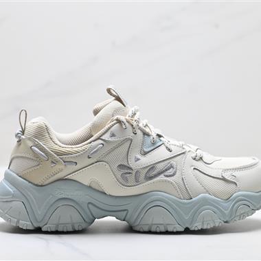 FILA  FLUID 5 貓爪5.0 簡約舒適 防滑耐磨低幫老爹鞋