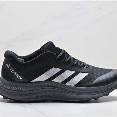 Adidas Terrex Agravic LT 系帶緩震輕質 舒適百搭 低幫馬拉松運動跑步鞋