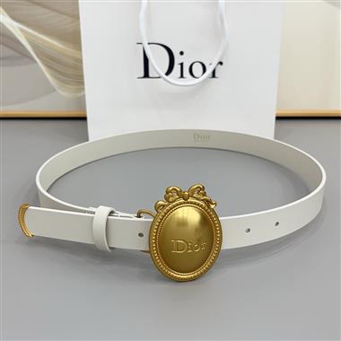 DIOR   2026新款時尚皮帶  2.5CM