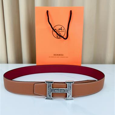 HERMES    2026新款時尚皮帶   3.8CM