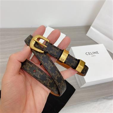 CELINE   2026新款時尚皮帶   1.8CM