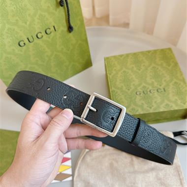 GUCCI   2026新款時尚皮帶   3.5CM