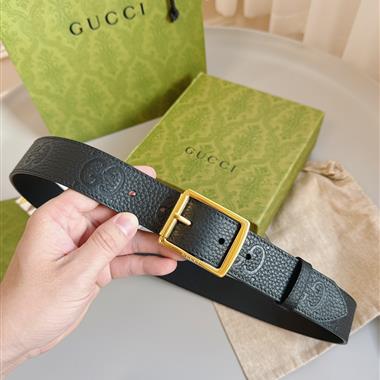 GUCCI   2026新款時尚皮帶   3.5CM