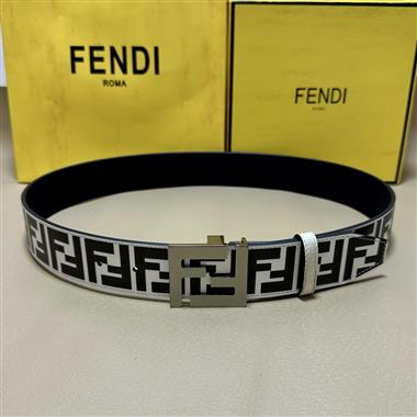 FENDI    2026新款時尚皮帶   3.8CM