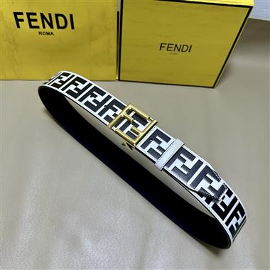 FENDI    2026新款時尚皮帶   3.8CM
