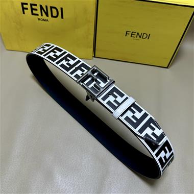 FENDI    2026新款時尚皮帶   3.8CM