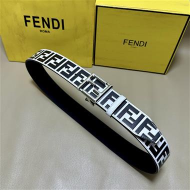 FENDI    2026新款時尚皮帶   3.8CM