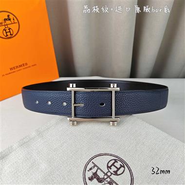 HERMES   2026新款時尚皮帶   3.2CM