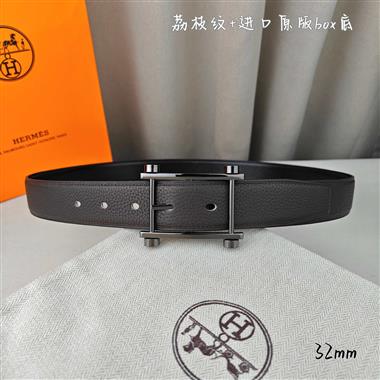 HERMES   2026新款時尚皮帶   3.2CM