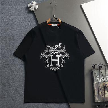 HERMES   2026夏季新款短袖T恤  尺寸偏大