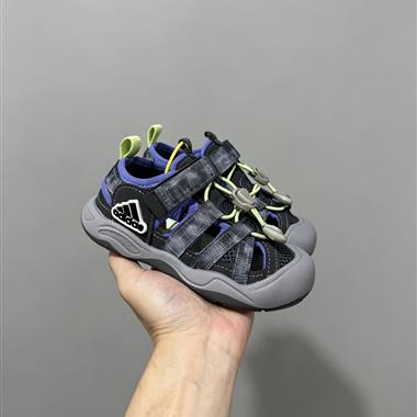 Adidas 透氣網面防滑 運動涼鞋