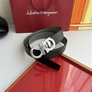 Ferragamo   2026新款時尚皮帶   3.5CM