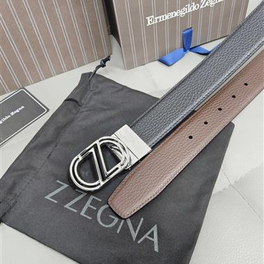 ZEGNA   2026新款時尚皮帶   3.5CM