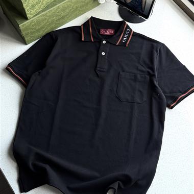 GUCCI   2026夏季新款短袖POLO衫  尺寸偏大