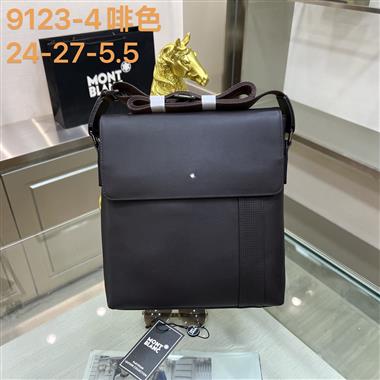 MONTBLANC    2026新款男生時尚包包 尺寸：24-27-5.5CM