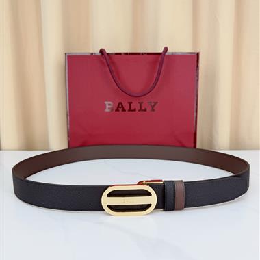 BAALLY   2026新款時尚皮帶  3.4CM