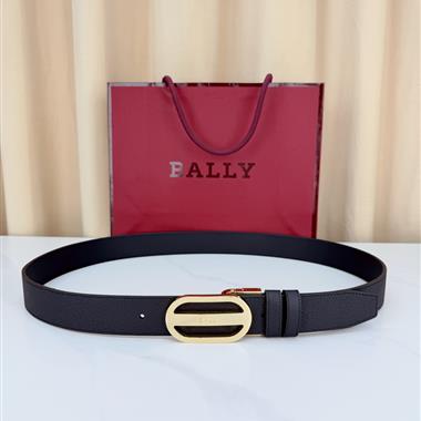 BAALLY   2026新款時尚皮帶  3.4CM
