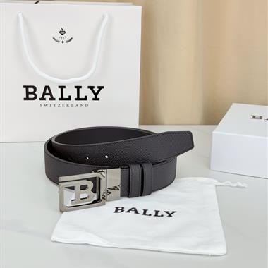 BAALLY   2026新款時尚皮帶  3.4CM