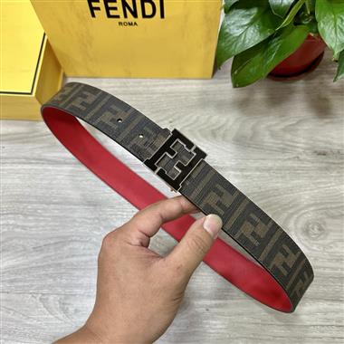 FENDI   2026新款時尚皮帶   4.0CM