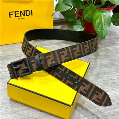 FENDI   2026新款時尚皮帶   3.8CM