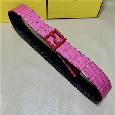 FENDI   2026新款時尚皮帶   3.8CM