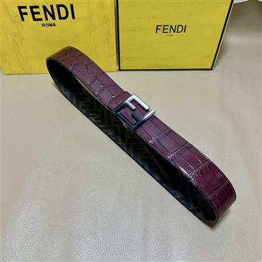 FENDI   2026新款時尚皮帶   3.8CM