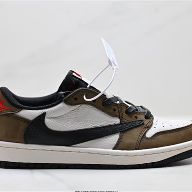 Nike Air Jordan 1 x Travis Scott AJ1倒勾 低幫文化籃球鞋
