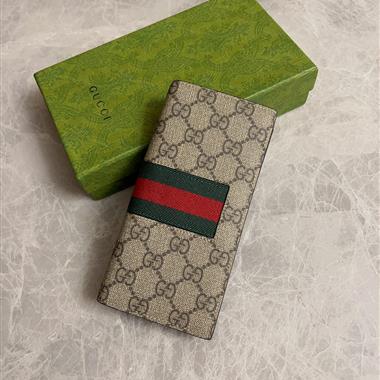 GUCCI   2026新款時尚皮夾錢包 尺寸：19x10x2CM