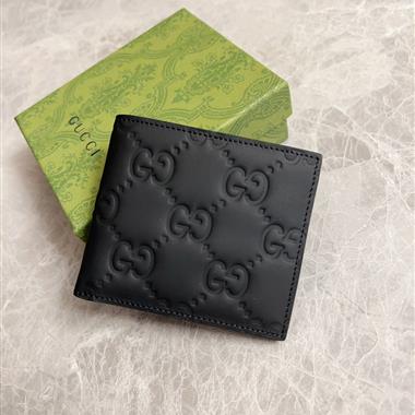 GUCCI   2026新款時尚皮夾錢包 尺寸：11*9CM