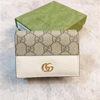 GUCCI   2026新款時尚皮夾錢包 尺寸：11x9x3CM
