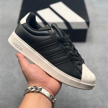 ADIDAS STREETTALK 夏季新款貝殼頭3.0低幫休閒板鞋